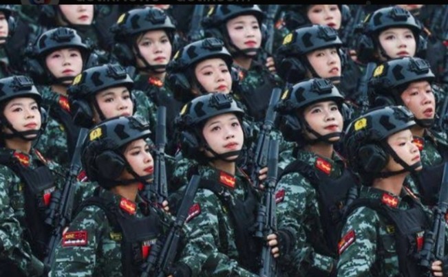 Ilustrasi parade militer dalam perayaan HUT ke-80 Kemerdekaan Vietnam. [Int]
